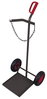 Taczka do transportu 1 butli stalowej propan-butan 33 kg VARIOfit fk-1206/33/AG