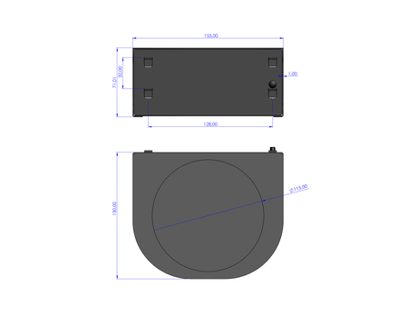 Zawieszka na puszkę, butelkę fi 115 [mm] ZW-06-01