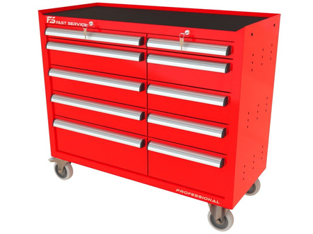 Wózek warsztatowy TRUCK z 10 szufladami PT-221-21