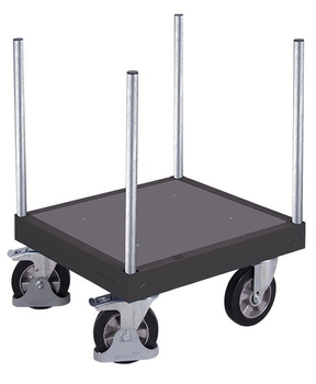 Wózek do długich materiałów, RAL 7016 VARIOfit sw-700.710/AG