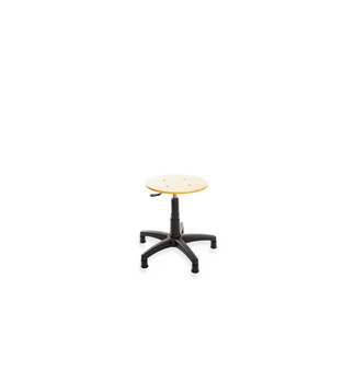 Taboret ErgoTab 02 — sklejka lakierowana na stopkach
