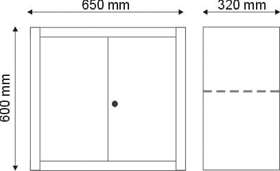 Szafka ścienna S-4-01-00
