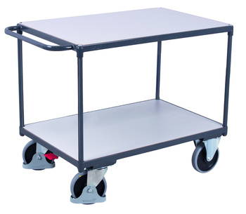 Ciężki wózek stołowy ESD z 2 powierzchniami użytko VARIOfit sw-700.562