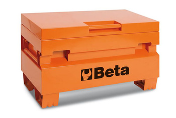 Skrzynia narzędziowa z blachy stalowej, 915 x 540 x 430 mm, pomarańczowa – Beta 2200/C22PM/O
