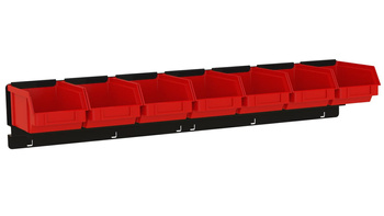 Bin rail for 7 P1 bins ZW-P1-7
