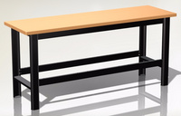 N-3-00-05 STÓŁ WARSZTATOWY PODSTAWOWY BLAT POKRYTY POLIURETANEM (SZER. BLATU 1960 mm)