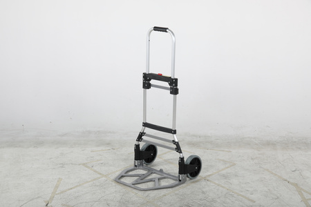 Wózek ręczny aluminiowy składany 100 kg, lekki, niebieski – H-003B-1