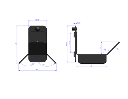 Zawieszka na przedłużacz MINI L-30 ZW-01-01