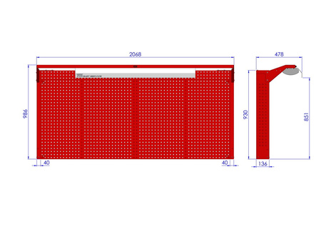 Tool panel N207-01