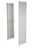 Osłona ramy bocznej regału warsztatowego 2000×448 mm, szara – Hyllo