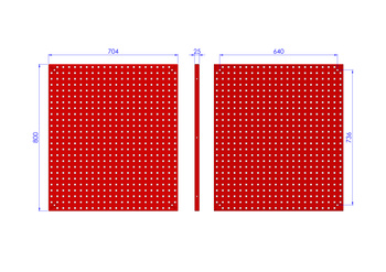 Płyta / tablica perforowana N-4-04-05