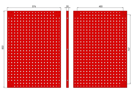 Płyta / tablica perforowana N-4-04-04