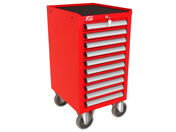 Anbaumodul für MEGA-Werkzeugwagen mit 10 Schubladen PDM-210