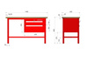 P-3-023-01 Stół warsztatowy