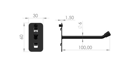 Zawieszka pojedyncza  L-100 ZW-03