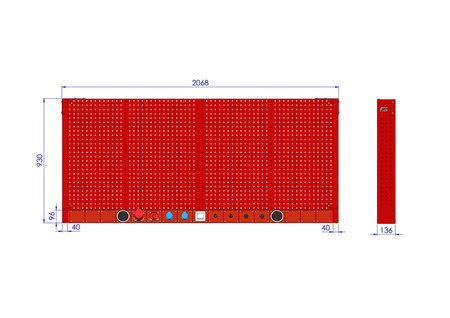 Tablica narzędziowa N207-02-E