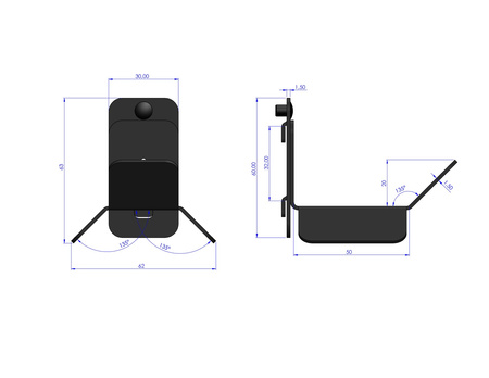 Zawieszka na przedłużacz MINI L-30 ZW-01-01