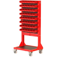 ST 70-11-P2 Stojak Narzędziowy w zestawie z listwami oraz pojemnikami