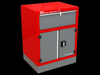 Szafka warsztatowa z 1 szufladą i drzwiami – T-32