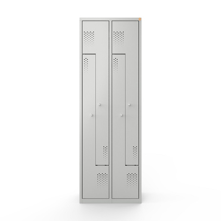Szafa ubraniowa BHP czterodrzwiowa (typ L) BHPL600/2/4