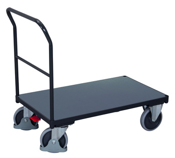 Wózek systemowy z pałąkiem, RAL 7016 VARIOfit sw-600.100/AG
