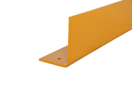 Niedriger Rammschutz 1000×150×200 mm, Stahl, gelb