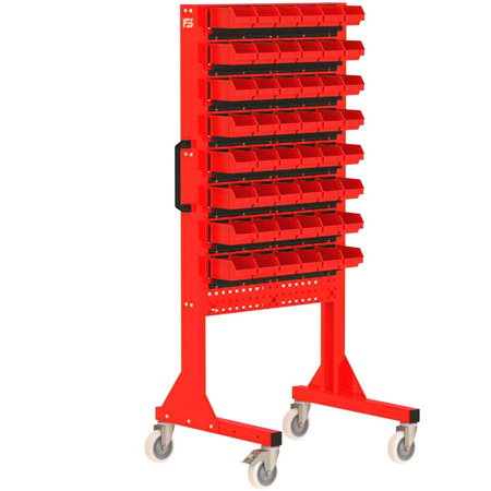 ST 70-12-P2 Tool Stand supplied with bin rails and bins