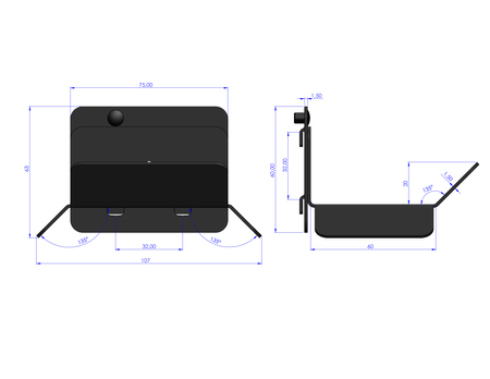 Zawieszka na przedłużacz MIDI L-75 ZW-03-01