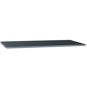 Blat roboczy 750 x 700 mm z blachy z powłoką PCV, RAL 7046, system RSC50 2.0 – Beta RSC50/2.0/NPG/1-0.7