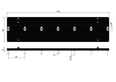 Zawieszka na wkrętaki z zaciskiem sprężynowym ZWN-07