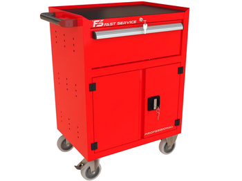 Wózek narzędziowy z szufladą  i drzwiami P-232