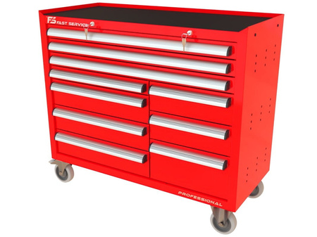 TRUCK workshop trolley with 10 drawers PT-273-77
