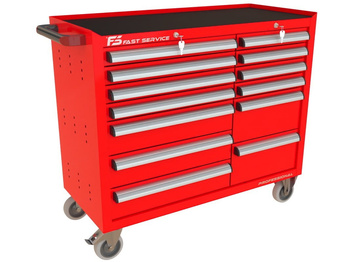 Wózek warsztatowy TRUCK z 13 szufladami PT-213-17