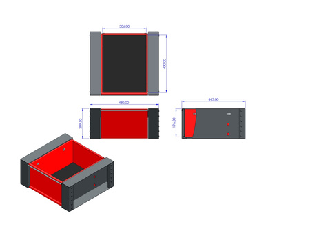 M-3-02-S210 Drawer for cabinet M-3-02