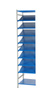 Regał warsztatowy 2000×1000×500 mm, 5 półek prostych, segment dostawny – Hyllo