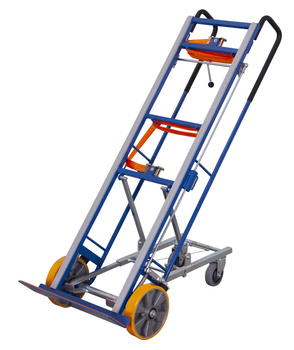 Schwerlast-Schubkarre mit Stützrädern VARIOfit sk-710.093