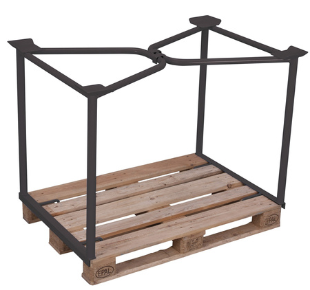 Nadstawka paletowa Typ 65, RAL 7016 VARIOfit pa-080.008/AG