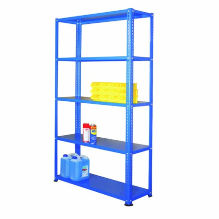 Regał magazynowy 2500x950x500 - 5 półkowy lekki R-1-05-06