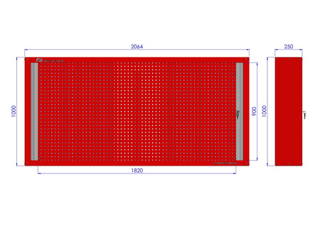 Gablota narzędziowa z żaluzją GB207