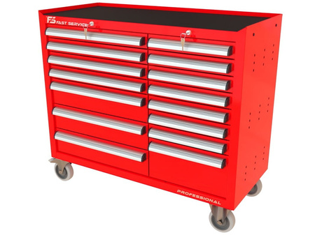 Wózek warsztatowy TRUCK z 15 szufladami PT-213-16