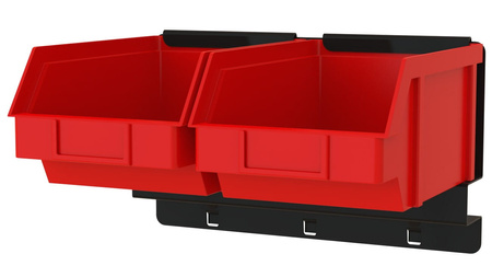 Bin rail for 2 P2 bins ZW-P2-2
