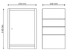 Szafka narzędziowa z drzwiczkami na cokole N-1-13-02