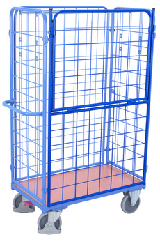 Długie ściany do połowy otwierana do wysokich wózków do paczek i wózków do piętr VARIOfit gsw-600.305