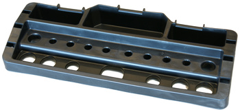 Tool attachment for folding service trolley, plastic