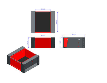 M-3-02-S210 Szuflada do szafy M-3-02