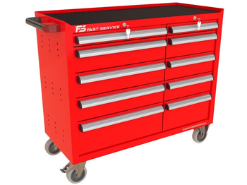 Wózek warsztatowy TRUCK z 10 szufladami PT-221-21