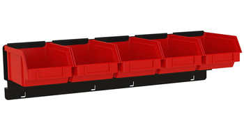 Listwa na 5 pojemników P1  ZW-P1-5