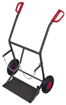 Taczka do transportu 2 butli stalowych o pojemności 20 l VARIOfit fk-1101/AG