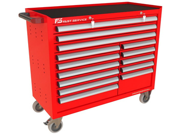 Wózek warsztatowy TRUCK z 14 szufladami PT-271-74