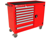 Wózek warsztatowy TRUCK z 8 szufladami i drzwiami PT-212-40